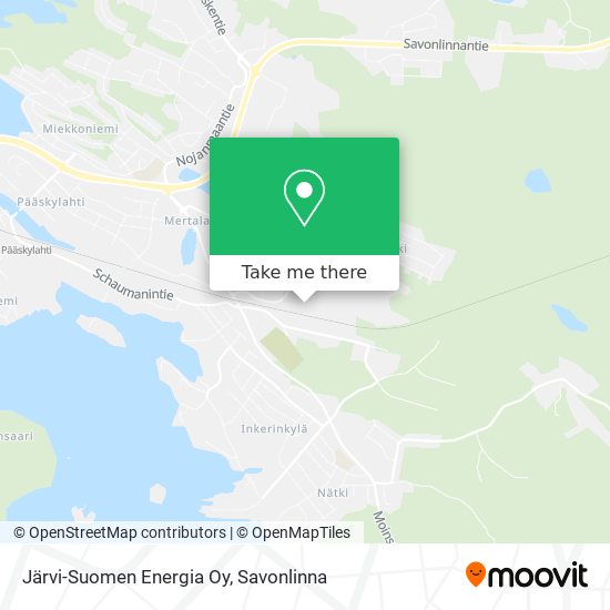 How to get to Järvi-Suomen Energia Oy in Savonlinna by Bus?