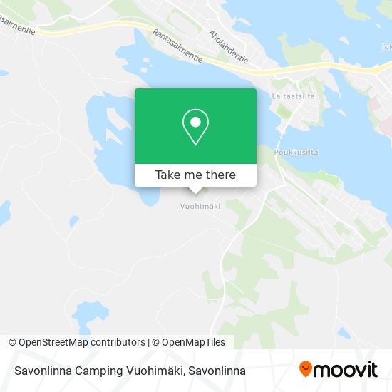 Savonlinna Camping Vuohimäki map