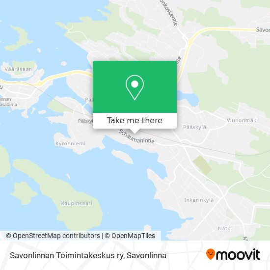 Savonlinnan Toimintakeskus ry map