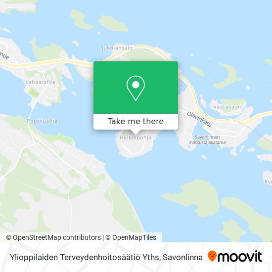 Ylioppilaiden Terveydenhoitosäätiö Yths map