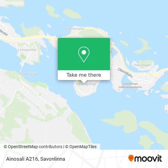 Ainosali A216 map