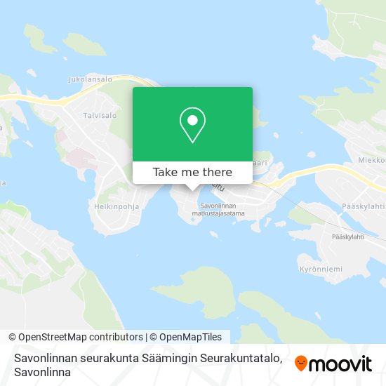 Savonlinnan seurakunta Säämingin Seurakuntatalo map