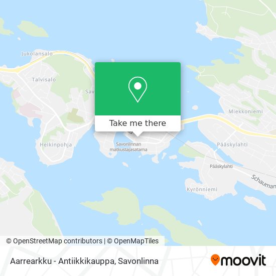 Aarrearkku - Antiikkikauppa map