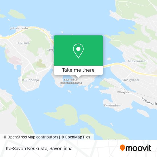 Itä-Savon Keskusta map