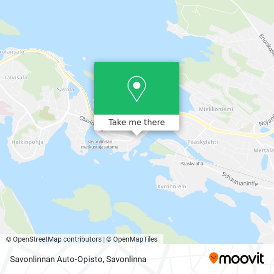 Savonlinnan Auto-Opisto map