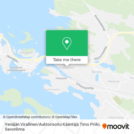 Venäjän Virallinen / Auktorisoitu Kääntäjä Timo Priiki map