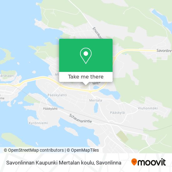 Savonlinnan Kaupunki Mertalan koulu map