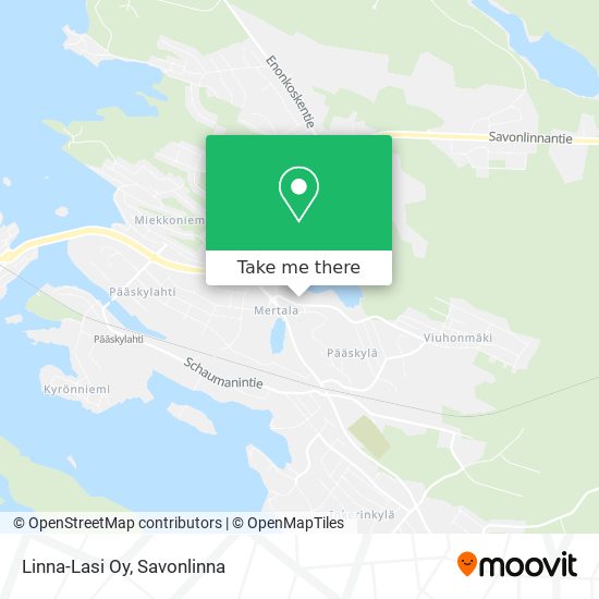 How to get to Linna-Lasi Oy in Savonlinna by Bus?