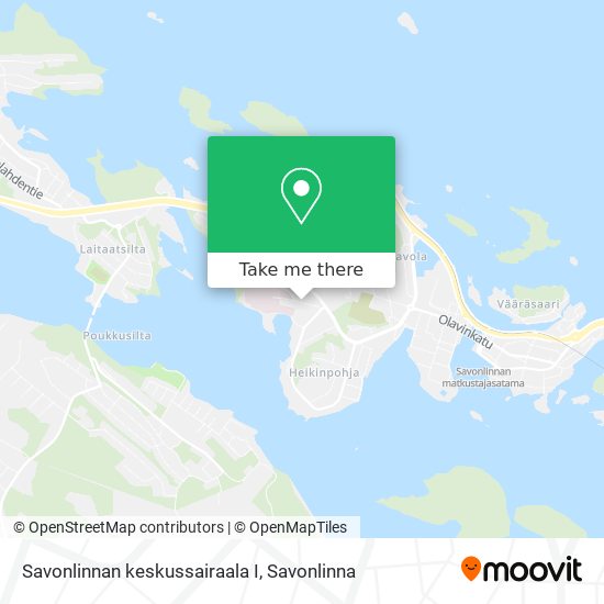 Savonlinnan keskussairaala I map