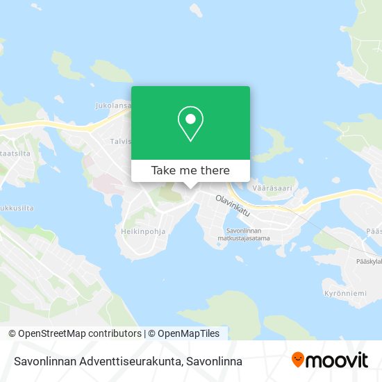 Savonlinnan Adventtiseurakunta map