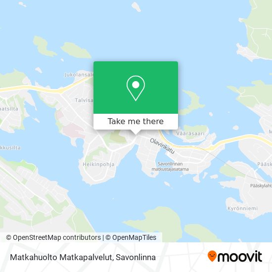 Matkahuolto Matkapalvelut map