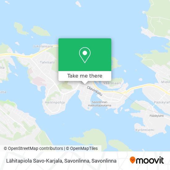 Lähitapiola Savo-Karjala, Savonlinna map