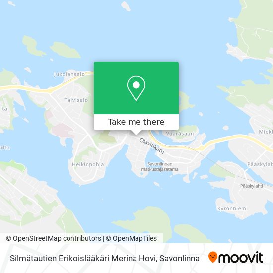 Silmätautien Erikoislääkäri Merina Hovi map
