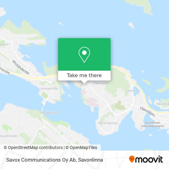 Savox Communications Oy Ab map