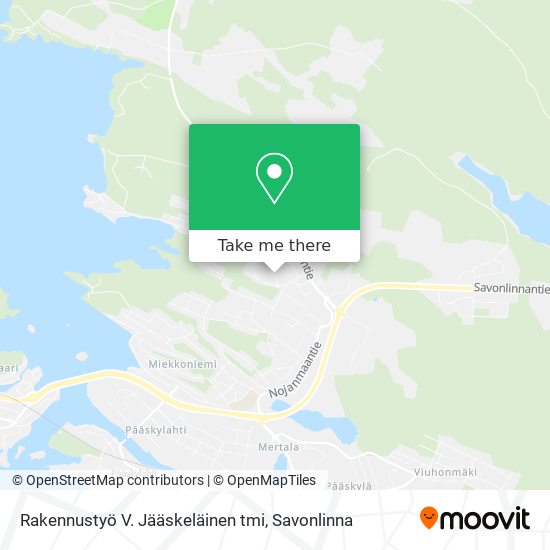Rakennustyö V. Jääskeläinen tmi map
