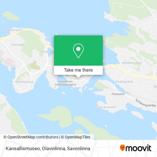 Kansallismuseo, Olavinlinna map