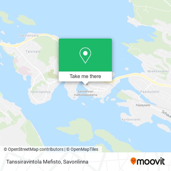 Tanssiravintola Mefisto map