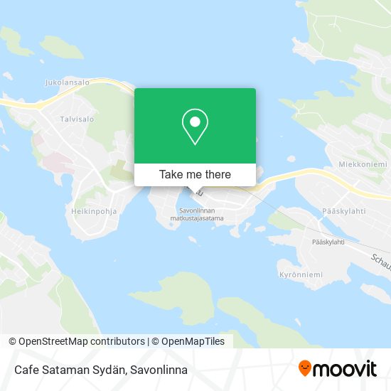 Cafe Sataman Sydän map