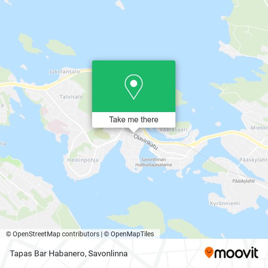 Tapas Bar Habanero map