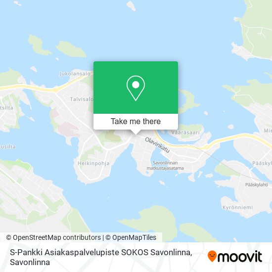 S-Pankki Asiakaspalvelupiste SOKOS Savonlinna map