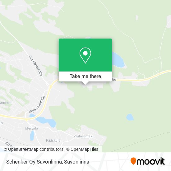 Schenker Oy Savonlinna map