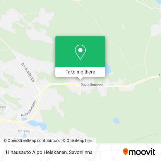 Hinausauto Alpo Heiskanen map
