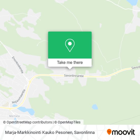 Marja-Markkinointi Kauko Pesonen map