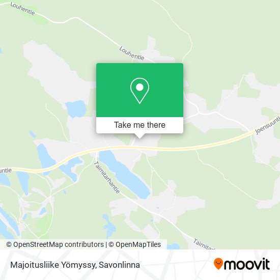 Majoitusliike Yömyssy map