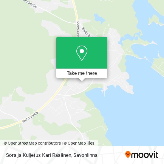 Sora ja Kuljetus Kari Räsänen map
