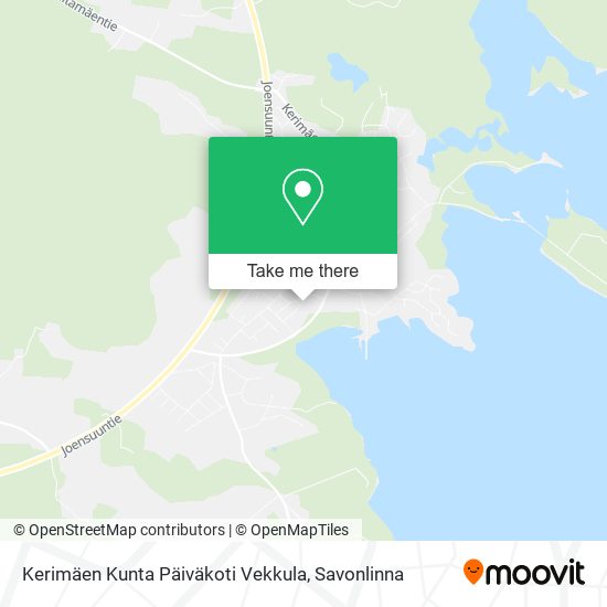 Kerimäen Kunta Päiväkoti Vekkula map