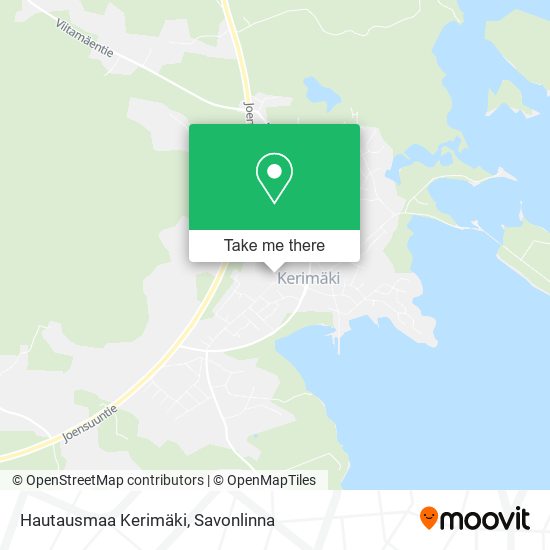 Hautausmaa Kerimäki map