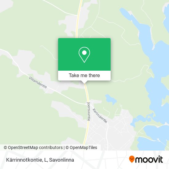 Kärrinnotkontie, L map
