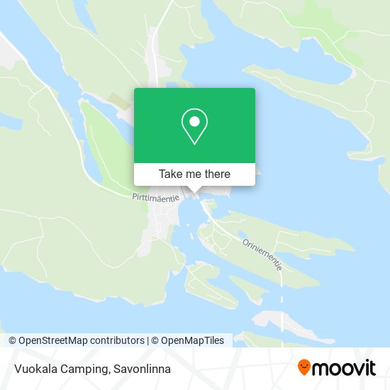 Vuokala Camping map