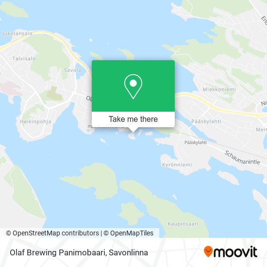 Olaf Brewing Panimobaari map