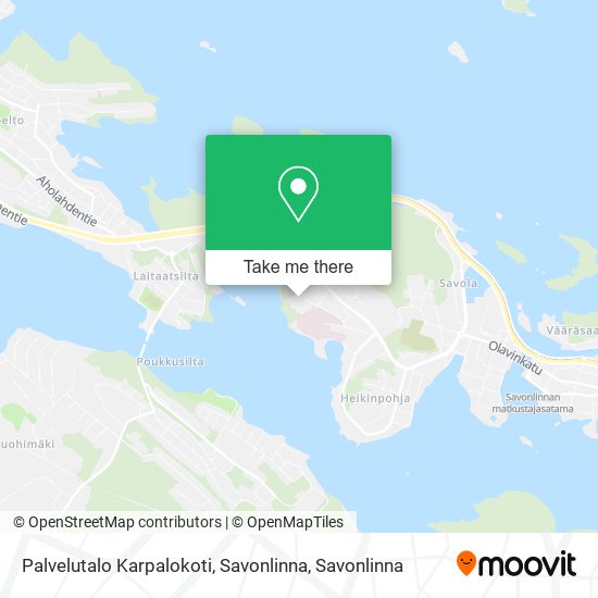 Palvelutalo Karpalokoti, Savonlinna map