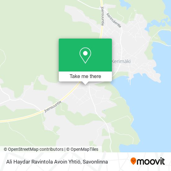 Ali Haydar Ravintola Avoin Yhtiö map