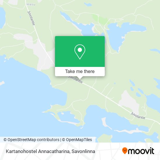 Kartanohostel Annacatharina map