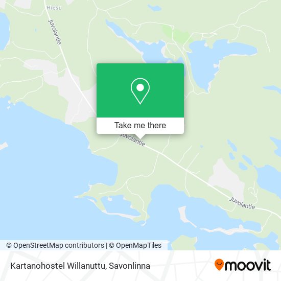 Kartanohostel Willanuttu map