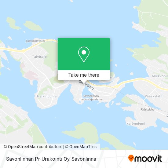 Savonlinnan Pr-Urakointi Oy map