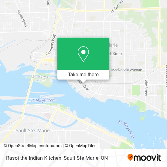 Rasoi the Indian Kitchen map