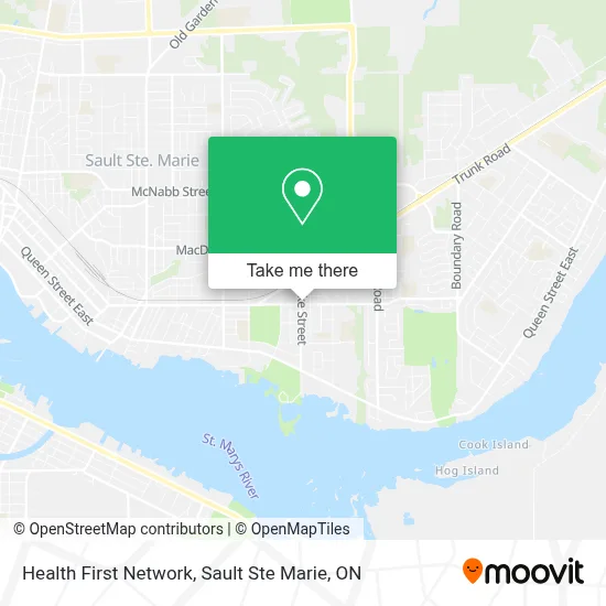 Health First Network map