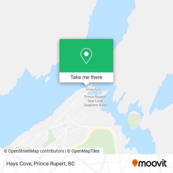 Hays Cove map