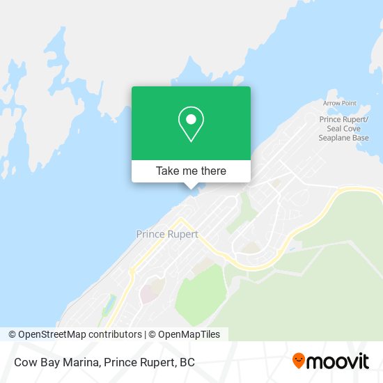Cow Bay Marina map