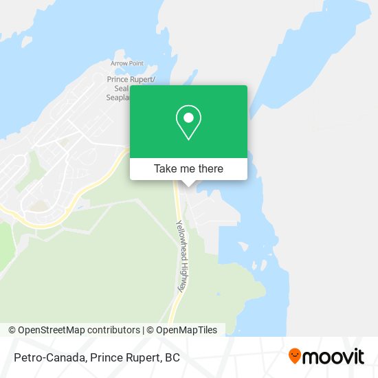 Petro-Canada map