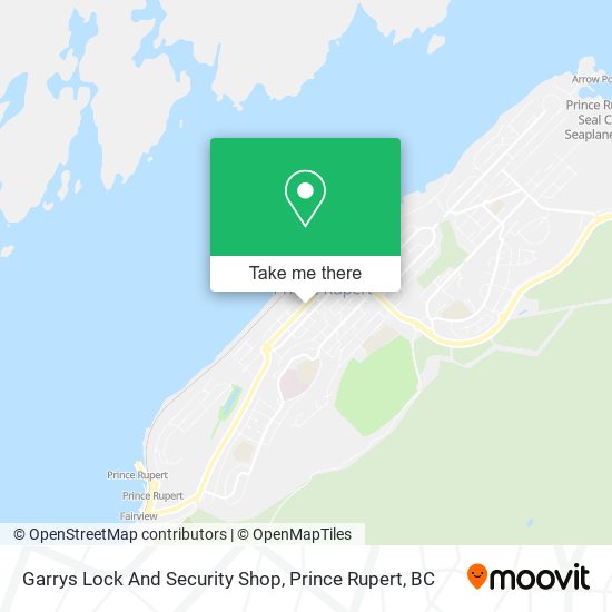 Garrys Lock And Security Shop map