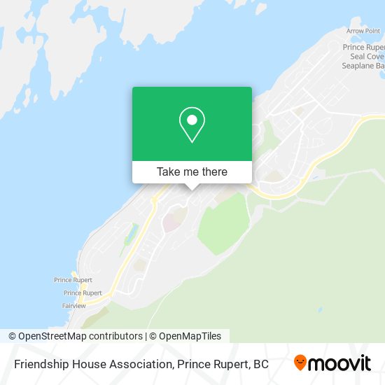 Friendship House Association map