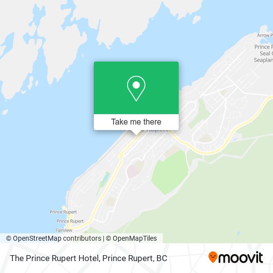 The Prince Rupert Hotel map