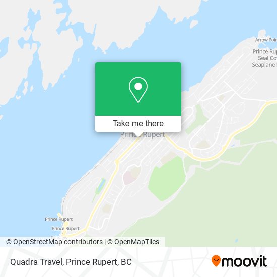 Quadra Travel map