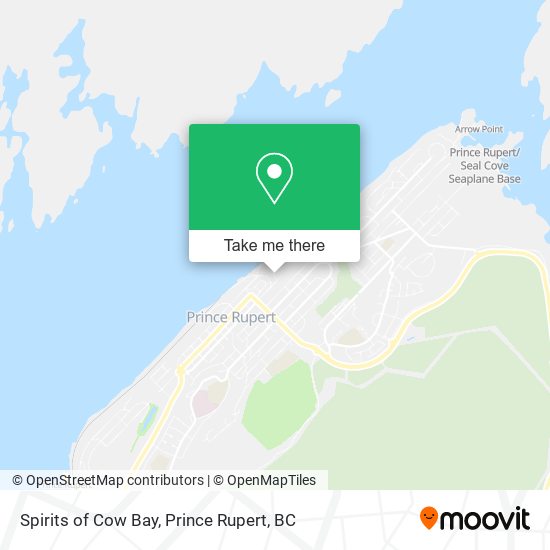 Spirits of Cow Bay map