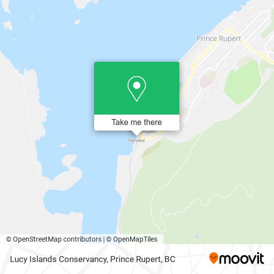 Lucy Islands Conservancy map